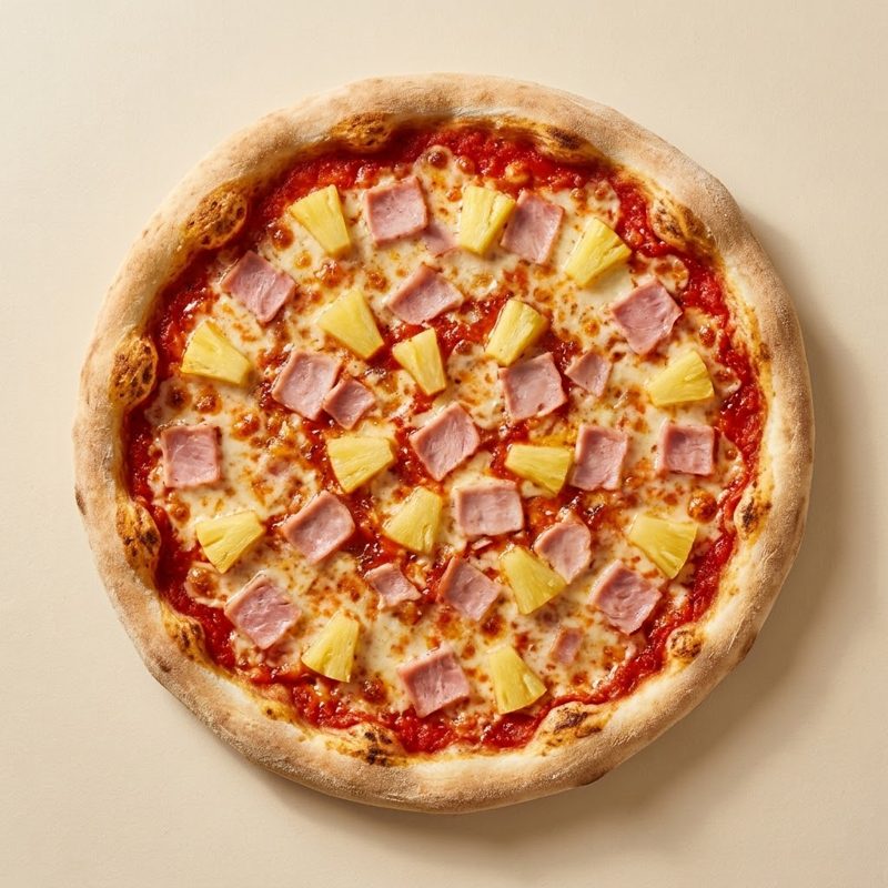 Pizza Hawaii, Kochschinken, Ananas, Benno’s Pizza Seevetal